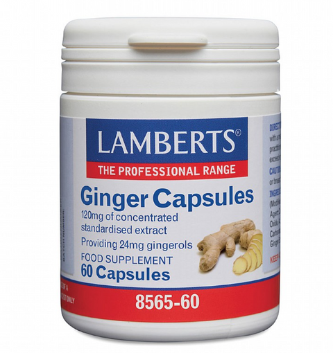 Ginger 120 mg 60 Caps Lamberts