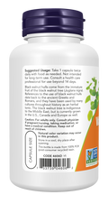 Nogueira negra (Black Walnut Hulls) 500 mg NOW Foods – 100 cápsulas vegetais – imagem 3