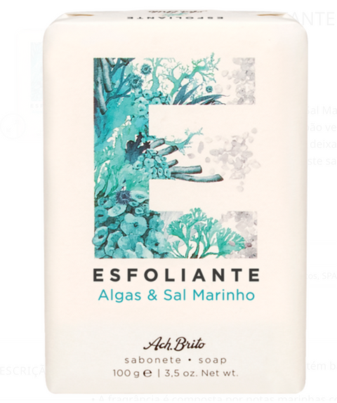 Sabonete Esfoliante Algas e Sal Marinho Ach. Brito 100GR