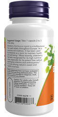 Sabugueiro Elderberry 500 mg NOW Foods – 60 cápsulas vegetais – imagem 3