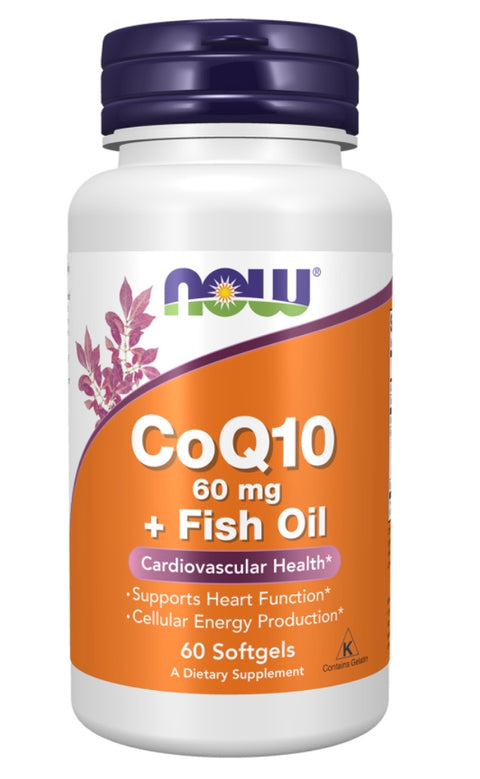 Co-Enzyme Q10 C/Omega 60mg 60caps Now