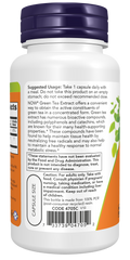 Extrato de chá verde 400 mg NOW Foods – 100 cápsulas vegetais – imagem 3