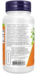 Gymnema sylvestre 400 mg NOW Foods – 90 cápsulas vegetais – imagem 3