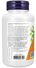 Ulmeiro Vermelho Slippery Elm 400 mg NOW Foods – 100 cápsulas vegetais – imagem 3