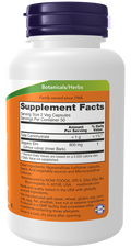 Ulmeiro Vermelho Slippery Elm 400 mg NOW Foods – 100 cápsulas vegetais – imagem 2