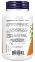 Horny goat weed 750 mg NOW Foods – 90 comprimidos – imagem 3