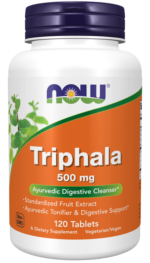 Triphala 500 mg NOW Foods – 120 comprimidos