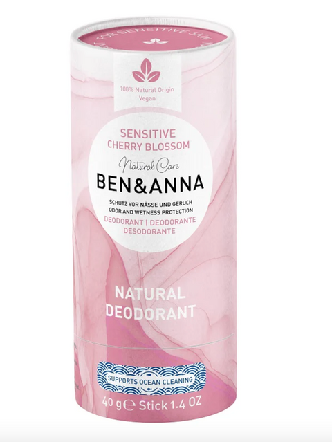 Natural Sensitive Deodorant Cherry Blossom 40 gr Ben&amp;Anna