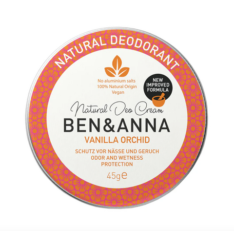 Natural Deodorant Cream - Vanilla 45 gr Ben&amp;Anna