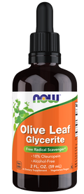 Extrato de folha de oliveira líquido 18% NOW Foods – 59 ml