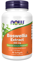 Boswellia extrato 500 mg NOW Foods – 90 cápsulas moles