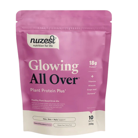 Glowing All Over 250 gr Fresa Nuzest