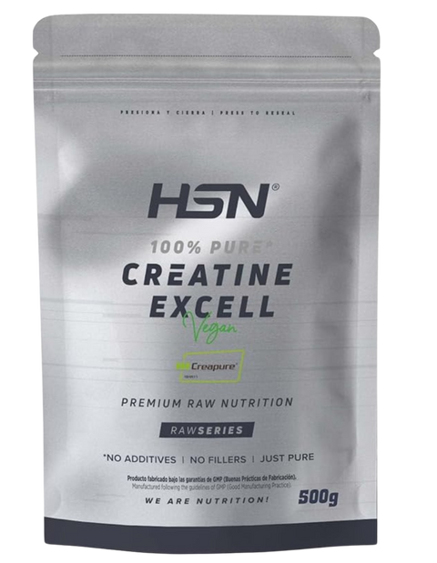 Creatina HSN 100% Creapure 500 gr Sem Sabor HSN