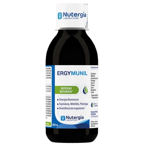 Ergymunil Nutergia, suplemento líquido com equinácea e oligoelementos