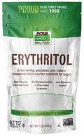 Eritritol NOW Foods adoçante granulado – 454 g