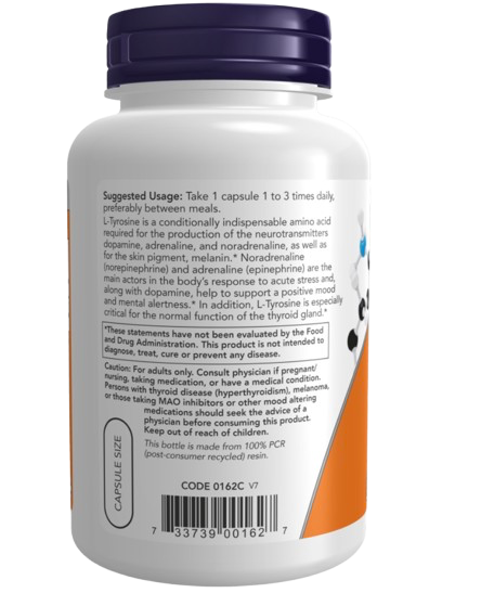 L-Tyrosine 500mg 60caps Now