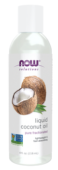 Óleo de coco fracionado líquido NOW Solutions – 118 ml