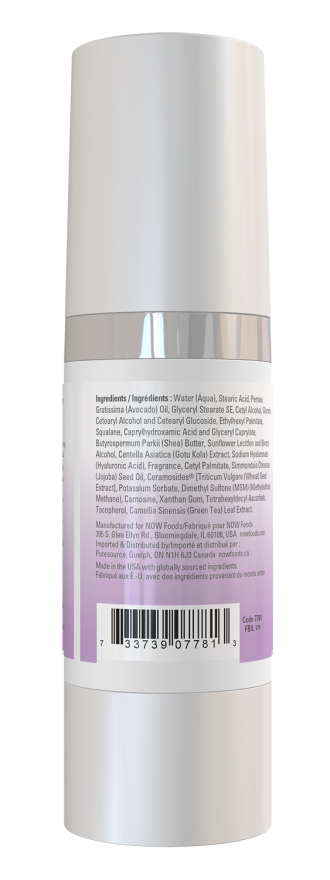 Creme de ácido hialurónico de noite NOW Foods – 59 ml – imagem 3