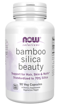 Sílica de bambu Bamboo Silica Beauty NOW Foods – 90 cápsulas vegetais