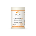 C-Acerola Plus Be-Life, embalagem de 50 cápsulas de vitamina C de acerola com bioflavonoides