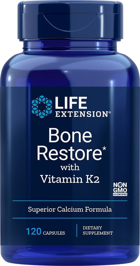 Bone Restore  w/vit  k2 120 caps Life Extension