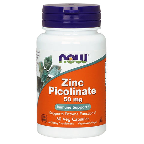 Zinc Picolonate  50mg 60caps Now