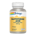 Ácido Pantoténico Vitamina B5 500 mg 100 Cápsulas Vegetais Solaray – Viva Saudável