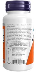 Acetyl- L-Carnitine 500mg 50caps Now NOW