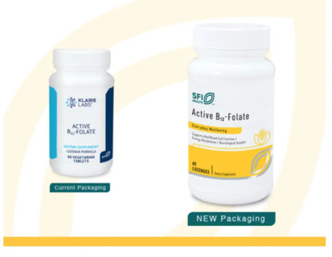 Active B-12 Folate Klaire labs 60 Caps - Viva Saudável