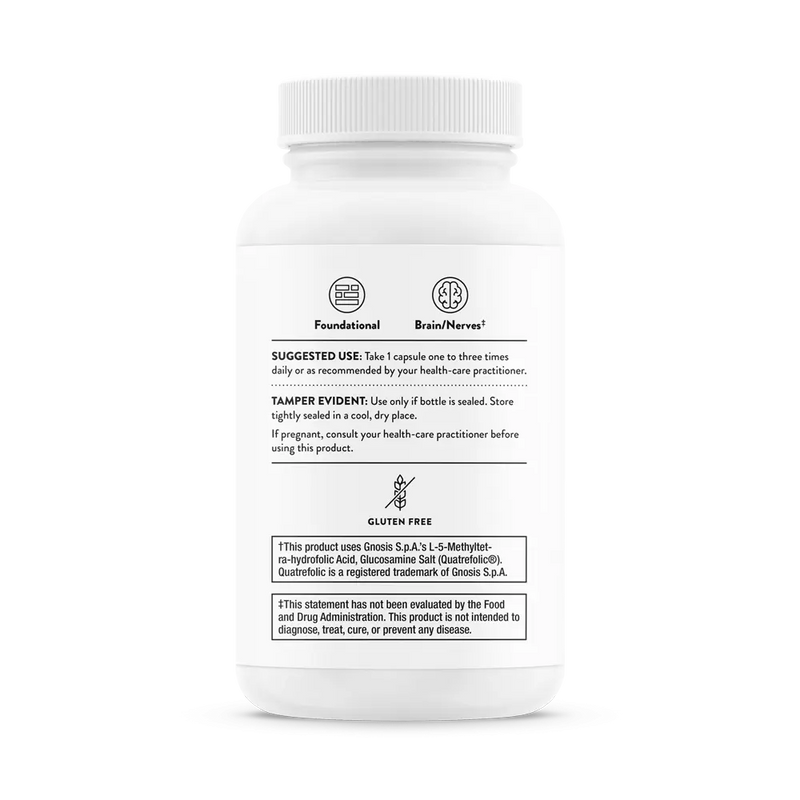 Thorne Research B-Complex #12 60 cápsulas - complexo completo de vitaminas B com B12 ativa para energia, saúde neurológica e redução do cansaço