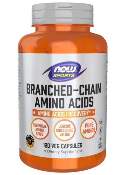 BCAA Branched Chain 120 Caps Now Sports - Viva Saudável