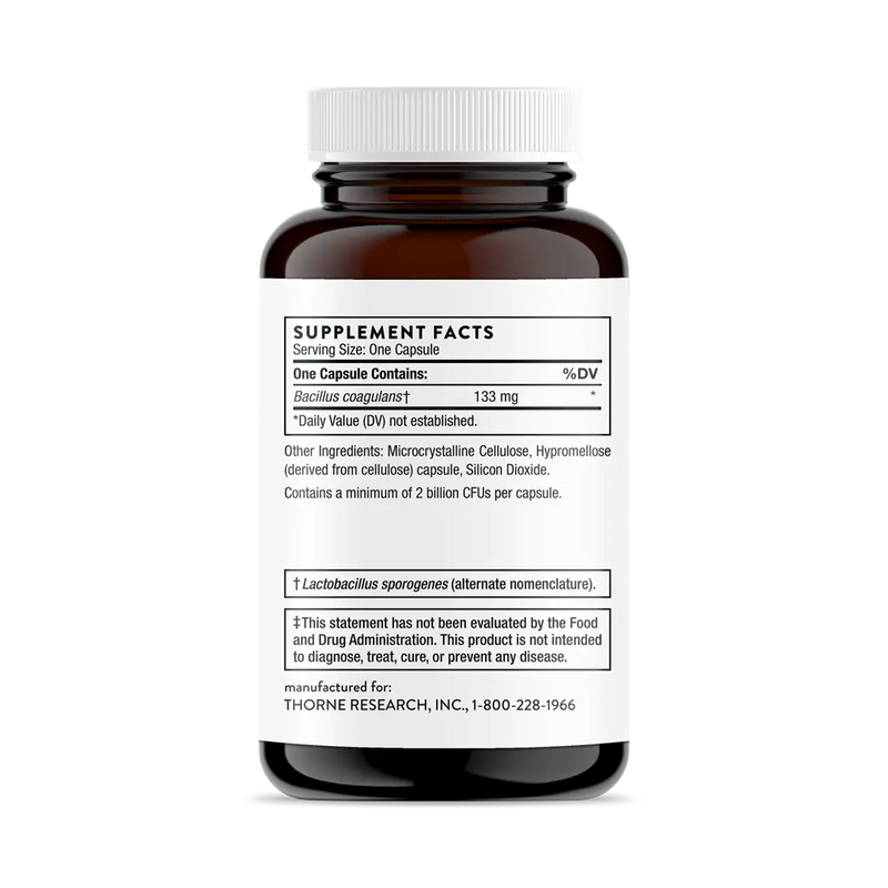 Bacillus Coagulans Thorne 60 cápsulas – imagem 5