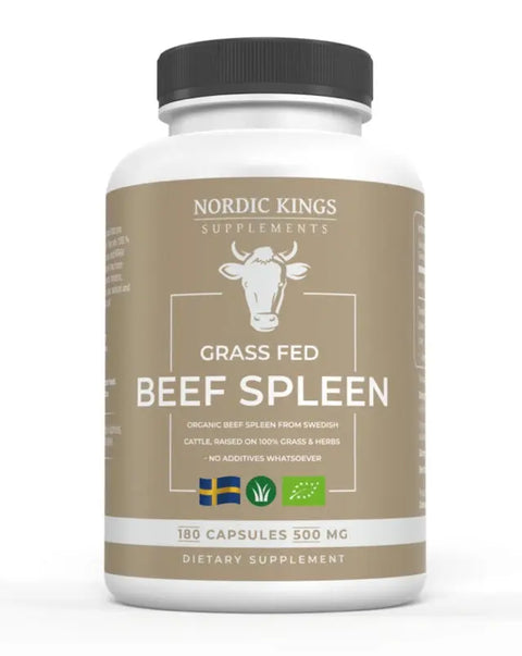 Beef Spleen 180 caps Nordic Kings - Viva Saudável