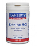 Betaine HCl 324mg /Pepsin 5mg 180 Comp Lamberts Lamberts