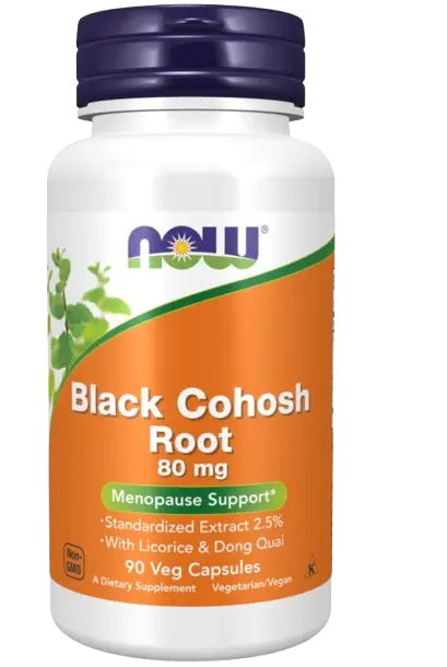 Black Cohosh 80 Mg 90 caps Now - Viva Saudável