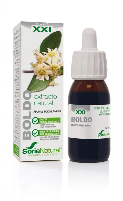Boldo Extracto S.XXI 50 ml Soria Natural - Viva Saudável