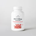 Frasco de B12 500 µg Mastigável Bétula com 100 comprimidos de vitamina B12 em metilcobalamina