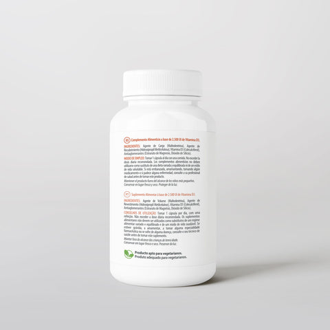 Vita D 2500 90 Caps Bétula — vista lateral