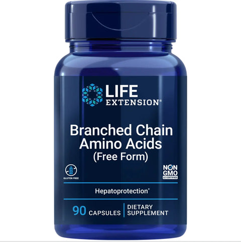 Branched Chain Amino Acids 90 Caps LifeExtension Life Extension