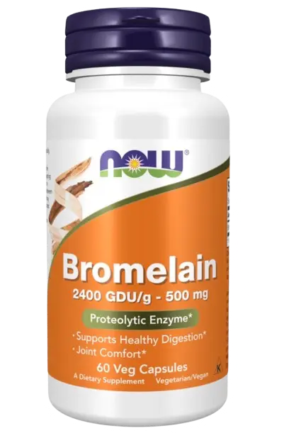 Bromelain 500 mg 60 Caps Now NOW