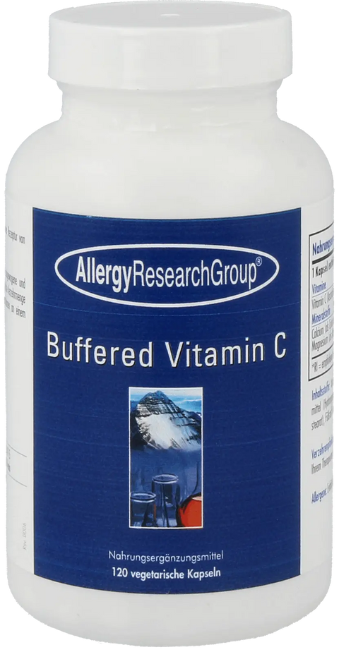 Buffered Vitamin C 120 Caps Allergy Research Group - Viva Saudável