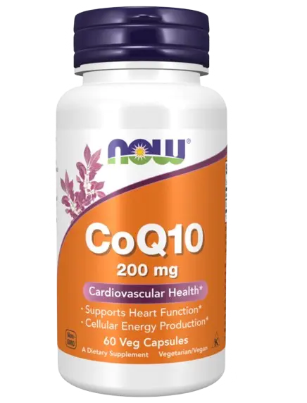 CoQ10 200 mg 60 Caps Now Foods NOW