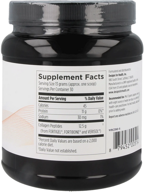 Colageneo Whole Body 390 gr Designs for Healht - Viva Saudável