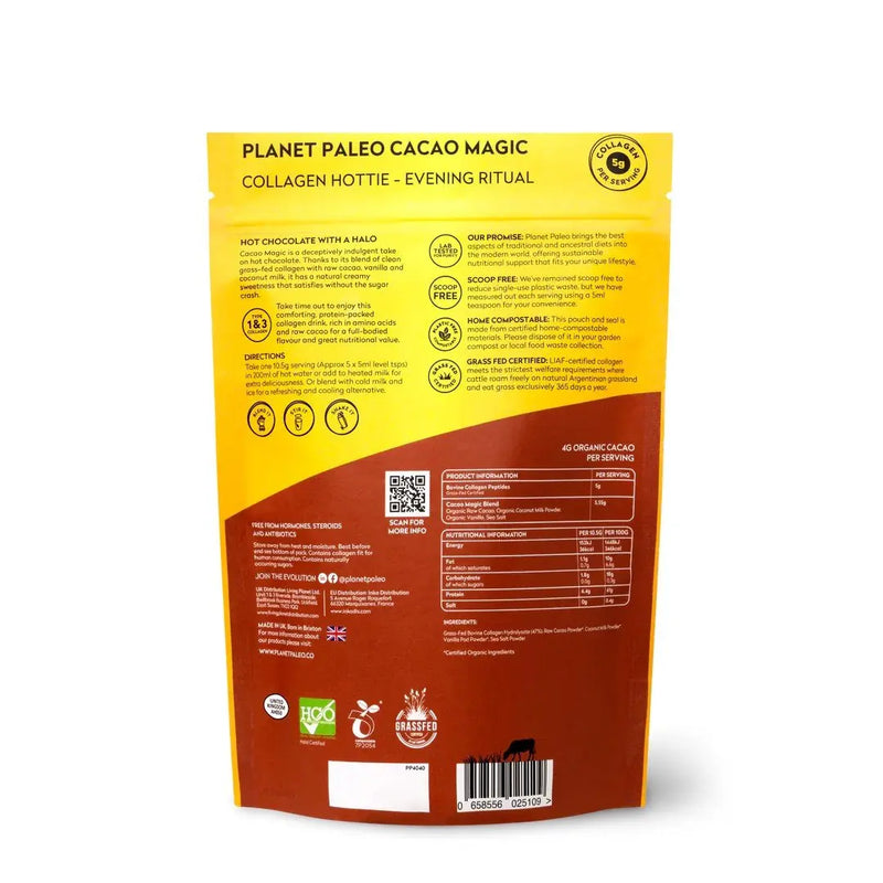 Colagénio Puro Cacau Mágico 264 gr. Paleo Planet - Viva Saudável