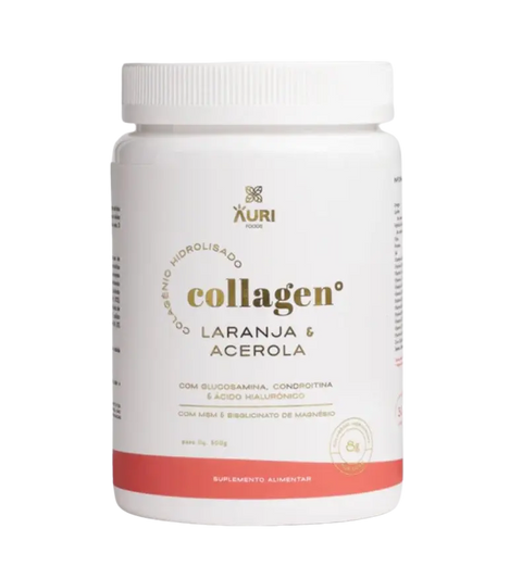 Collageneo Laranja com Acerola 300 gr Auri - Viva Saudável