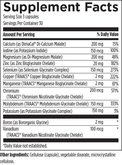 Complete Mineral Complex 90 Caps Design for Health - Viva Saudável