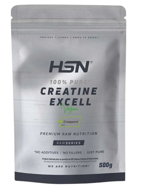 Creatina HSN 100% Creapure 500 gr Sem Sabor HSN - Viva Saudável
