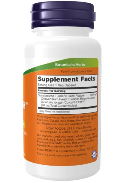 Curcufresh ( curcumin ) 60caps Now NOW