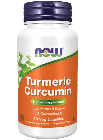 Curcumin Turmeric Extrato 95% 665mg 60caps Now NOW