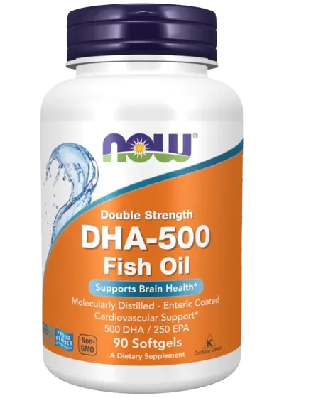 DHA Alta Potencia 500 mg 90 Caps Now NOW